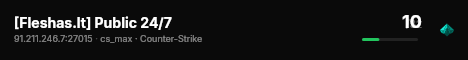 [Fleshas.lt] Public 24/7 live status badge