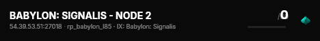 BABYLON: SIGNALIS - NODE 2 live status badge