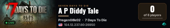 A P Diddy Tale live status badge