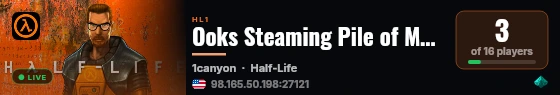 Ooks Steaming Pile of Maps live status badge