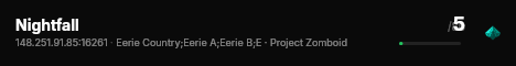 Nightfall live status badge