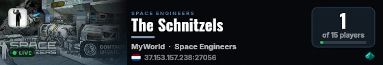 The Schnitzels live status badge