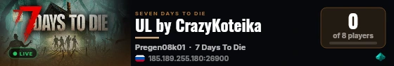 UL by CrazyKoteika live status badge