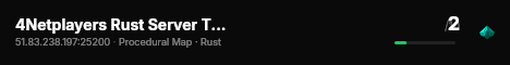 4Netplayers Rust Server Trastals live status badge