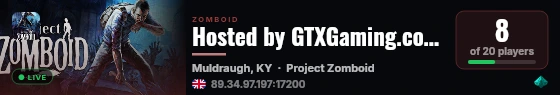 Hosted by GTXGaming.co.uk live status badge