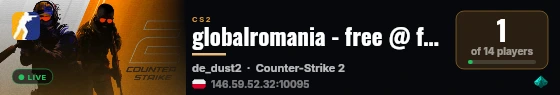 globalromania - free @ fshost.me live status badge