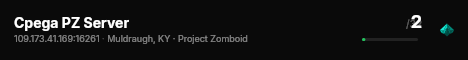 Cpega PZ Server live status badge