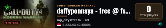 daffyponnaya - free @ fshost.me live status badge