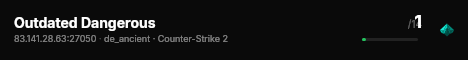 Outdated Dangerous live status badge