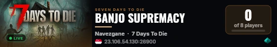 BANJO SUPREMACY live status badge