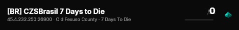 [BR] CZSBrasil 7 Days to Die live status badge