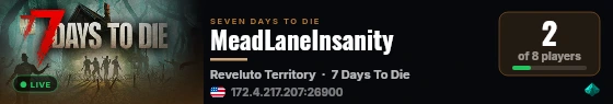 MeadLaneInsanity live status badge