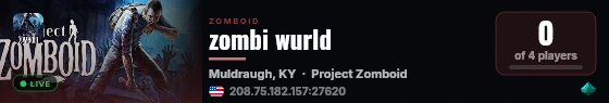 zombi wurld live status badge