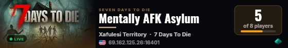 Mentally AFK Asylum live status badge