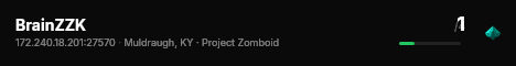 BrainZZK live status badge