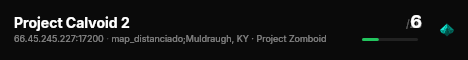 Project Calvoid 2 live status badge