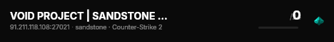 VOID PROJECT | SANDSTONE | #1 live status badge