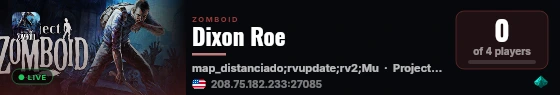 Dixon Roe live status badge