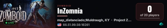 InZomnia live status badge