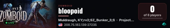 bloopoid live status badge