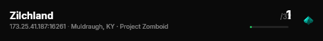 Zilchland live status badge