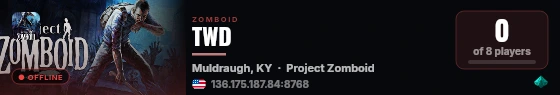 TWD live status badge