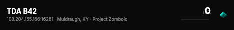My PZ Server live status badge