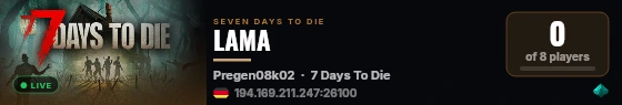 LAMA live status badge