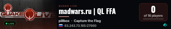 madwars.ru | QL FFA live status badge