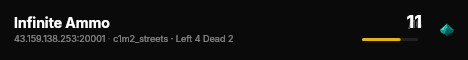 Infinite Ammo live status badge