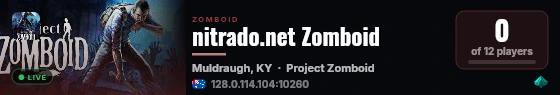 nitrado.net Zomboid live status badge