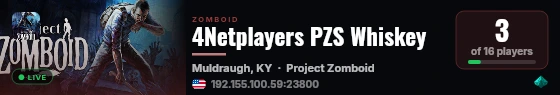 4Netplayers PZS Whiskey live status badge