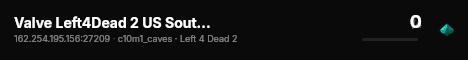 Valve Left4Dead 2 US SouthWest Server (srcds2002-lax2.389.195) live status badge