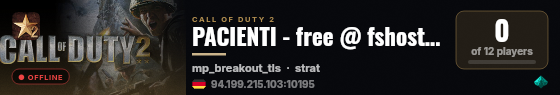 PACIENTI - free @ fshost.me live status badge
