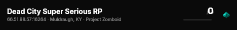Dead City Super Serious RP live status badge