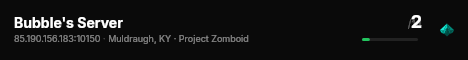 Bubble's Server live status badge