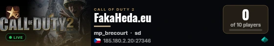 FakaHeda.eu live status badge