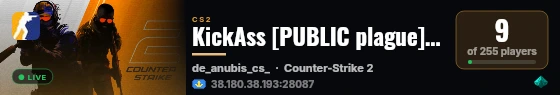 KickAss [PUBLIC plague] !shop live status badge