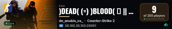 )DEAD( (=) )BLOOD( ⚡ || AntiCheat live status badge