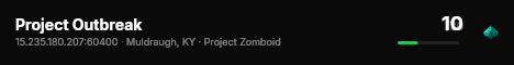 Project Outbreak live status badge