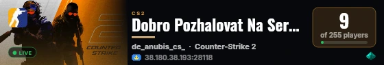 Dobro Pozhalovat Na Server Shizofreniya☣️ live status badge