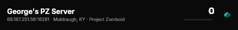 George's PZ Server live status badge