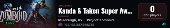 Kanda & Taken Super Awesome Zombie Adventure live status badge