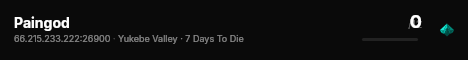 Paingod live status badge