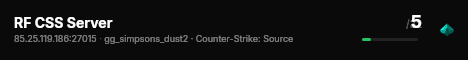 RF CSS Server live status badge
