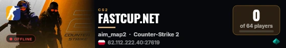 FASTCUP.NET live status badge