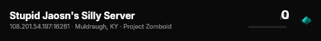 Stupid Jaosn's Silly Server live status badge