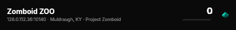 Zomboid ZOO live status badge