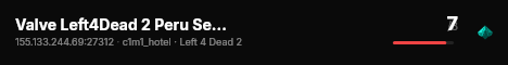 Valve Left4Dead 2 Peru Server (srcds1014-lim1.251.298) live status badge