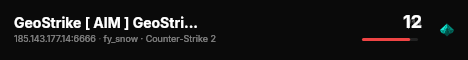 GeoStrike [ AIM ] GeoStrike.GE live status badge